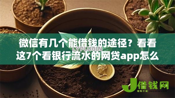 微信有几个能借钱的途径?看看这7个看银行流水的网贷app怎么样 微信有几个能借钱的途径?看看这7个看银行流水的网贷app怎么样