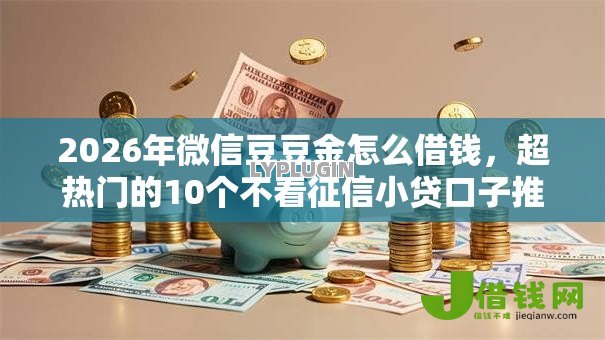 2026年微信豆豆金怎么借钱，超热门的10个不看征信小贷口子推荐