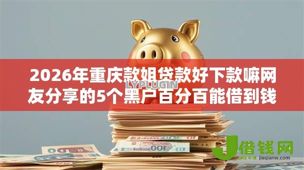 2026年重庆款姐贷款好下款嘛网友分享的5个黑户百分百能借到钱的平台我觉得不错！