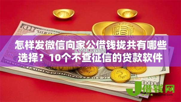 怎样发微信向家公借钱拢共有哪些选择？10个不查征信的贷款软件详解