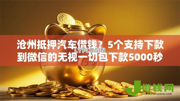 沧州抵押汽车借钱?5个支持下款到微信的无视一切包下款5000秒下款的口子 沧州抵押汽车借钱?5个支持下款到微信的无视一切包下款5000秒下款的口子