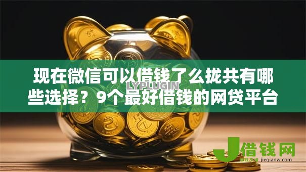 现在微信可以借钱了么拢共有哪些选择？9个最好借钱的网贷平台不看数据详解