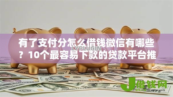 有了支付分怎么借钱微信有哪些？10个最容易下款的贷款平台推荐给你