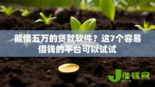 能借五万的贷款软件?这7个容易借钱的平台可以试试 能借五万的贷款软件?这7个容易借钱的平台可以试试