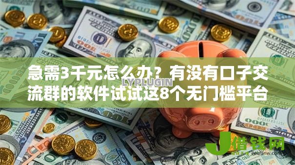 急需3千元怎么办？有没有口子交流群的软件试试这8个无门槛平台
