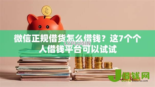 微信正规借货怎么借钱？这7个个人借钱平台可以试试
