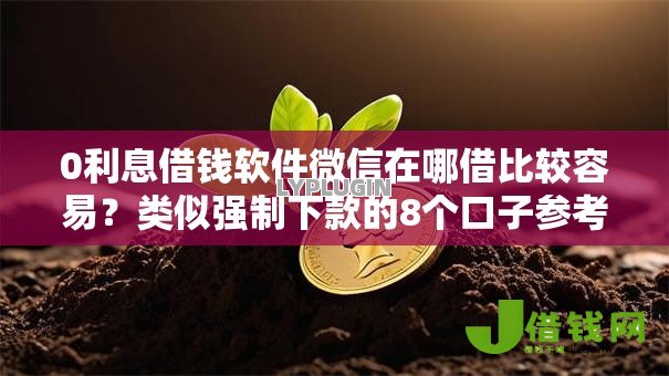 0利息借钱软件微信在哪借比较容易？类似强制下款的8个口子参考