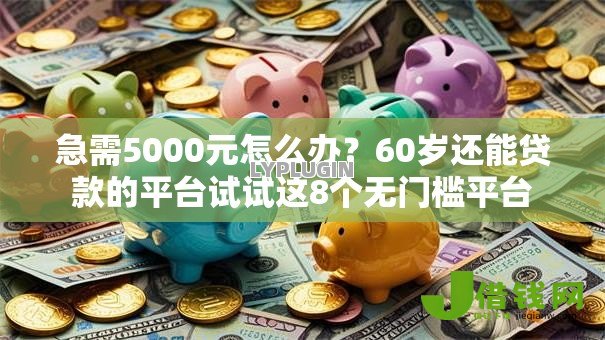急需5000元怎么办?60岁还能贷款的平台试试这8个无门槛平台 急需5000元怎么办?60岁还能贷款的平台试试这8个无门槛平台