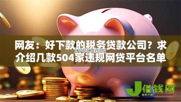 网友：好下款的税务贷款公司？求介绍几款504家违规网贷平台名单