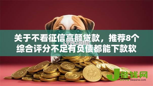 关于不看征信高额贷款，推荐8个综合评分不足有负债都能下款软件给你