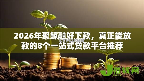 2026年聚鲸融好下款，真正能放款的8个一站式贷款平台推荐