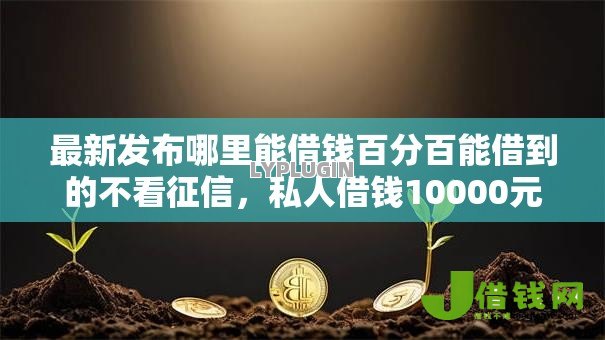 最新发布哪里能借钱百分百能借到的不看征信，私人借钱10000元有这6个渠道