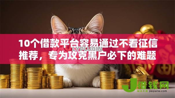 10个借款平台容易通过不看征信推荐，专为攻克黑户必下的难题