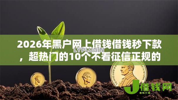 2026年黑户网上借钱借钱秒下款,超热门的10个不看征信正规的小额贷款平台推荐 2026年黑户网上借钱借钱秒下款,超热门的10个不看征信正规的小额贷款平台推荐