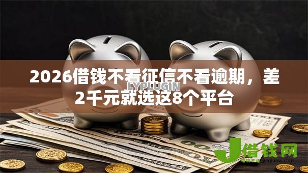 2026借钱不看征信不看逾期，差2千元就选这8个平台