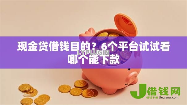 现金贷借钱目的?6个平台试试看哪个能下款 现金贷借钱目的?6个平台试试看哪个能下款