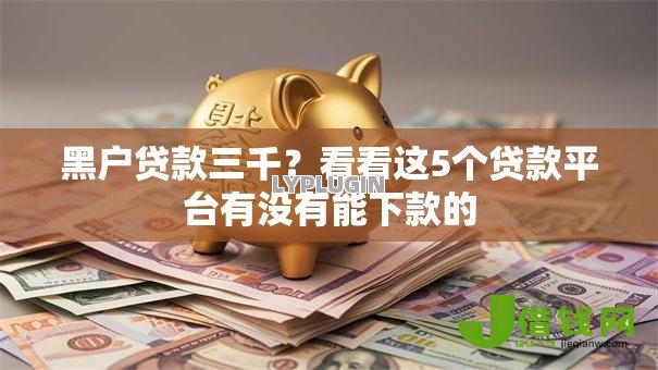 黑户贷款三千?看看这5个贷款平台有没有能下款的 黑户贷款三千?看看这5个贷款平台有没有能下款的