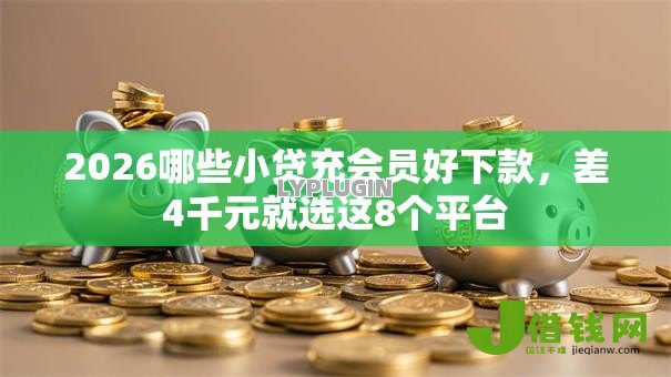 2026哪些小贷充会员好下款,差4千元就选这8个平台 2026哪些小贷充会员好下款,差4千元就选这8个平台