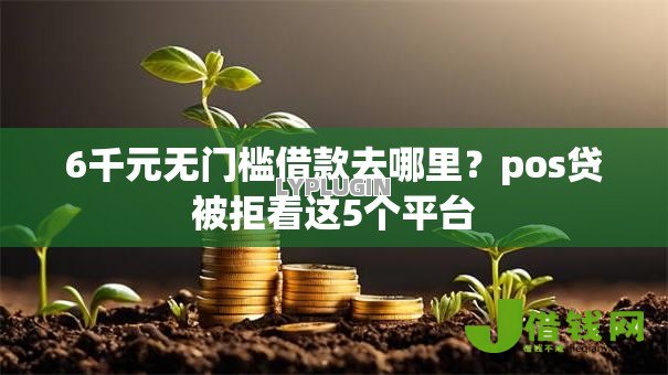 6千元无门槛借款去哪里?pos贷被拒看这5个平台 6千元无门槛借款去哪里?pos贷被拒看这5个平台