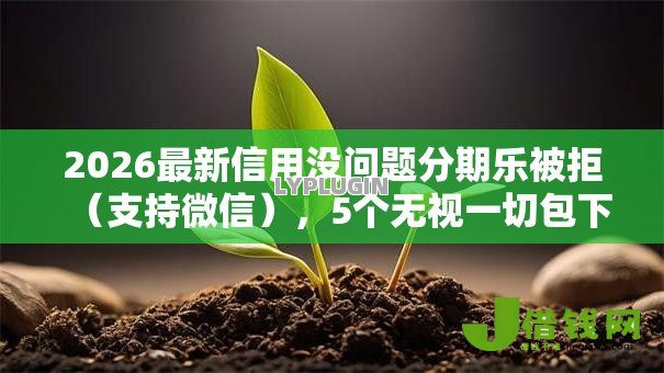 2026最新信用没问题分期乐被拒(支持微信),5个无视一切包下款的贷款口子无私分享 2026最新信用没问题分期乐被拒(支持微信),5个无视一切包下款的贷款口子无私分享