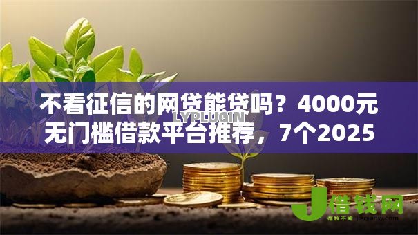 不看征信的网贷能贷吗?4000元无门槛借款平台推荐,7个2025买会员有额度的口子盘点 不看征信的网贷能贷吗?4000元无门槛借款平台推荐,7个2025买会员有额度的口子盘点