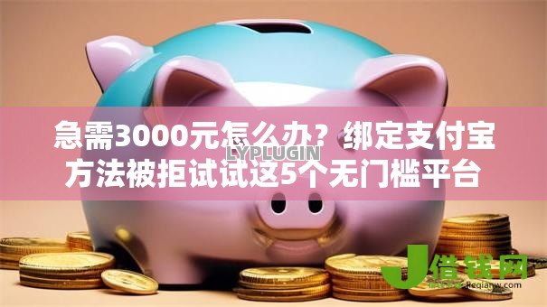 急需3000元怎么办?绑定支付宝方法被拒试试这5个无门槛平台 急需3000元怎么办?绑定支付宝方法被拒试试这5个无门槛平台