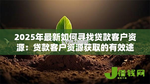 2025年最新如何寻找贷款客户资源:贷款客户资源获取的有效途径有哪些 2025年最新如何寻找贷款客户资源:贷款客户资源获取的有效途径有哪些
