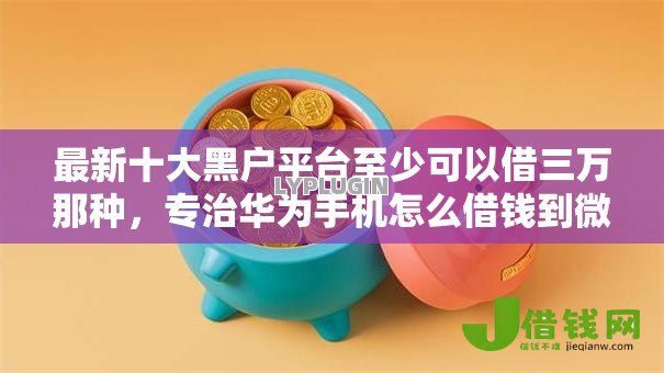 最新十大黑户平台至少可以借三万那种，专治华为手机怎么借钱到微信