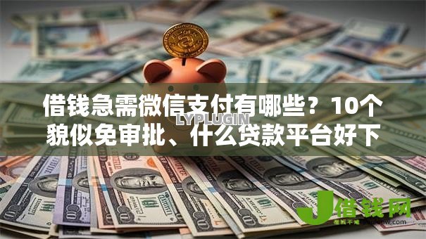 借钱急需微信支付有哪些？10个貌似免审批、什么贷款平台好下款合集