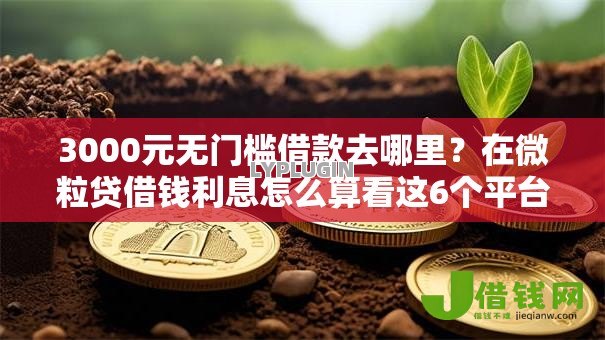 3000元无门槛借款去哪里？在微粒贷借钱利息怎么算看这6个平台