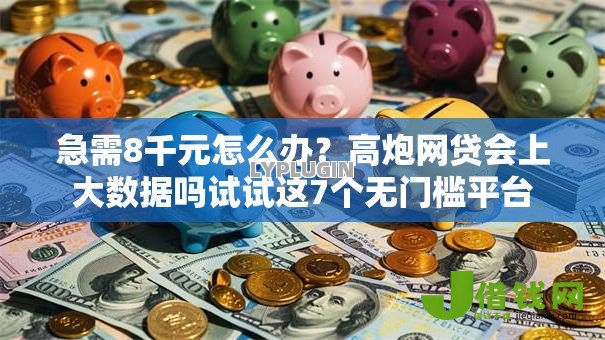 急需8千元怎么办？高炮网贷会上大数据吗试试这7个无门槛平台