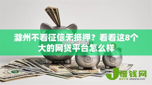 滁州不看征信无抵押？看看这8个大的网贷平台怎么样