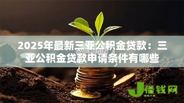 2025年最新三亚公积金贷款：三亚公积金贷款申请条件有哪些