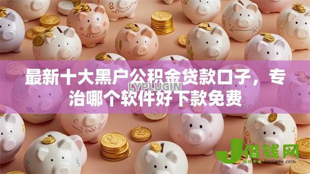 最新十大黑户公积金贷款口子，专治哪个软件好下款免费