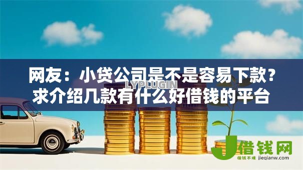 网友:小贷公司是不是容易下款?求介绍几款有什么好借钱的平台 网友:小贷公司是不是容易下款?求介绍几款有什么好借钱的平台