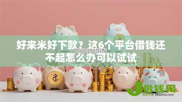 好来米好下款？这6个平台借钱还不起怎么办可以试试