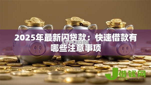 2025年最新闪贷款:快速借款有哪些注意事项 2025年最新闪贷款:快速借款有哪些注意事项