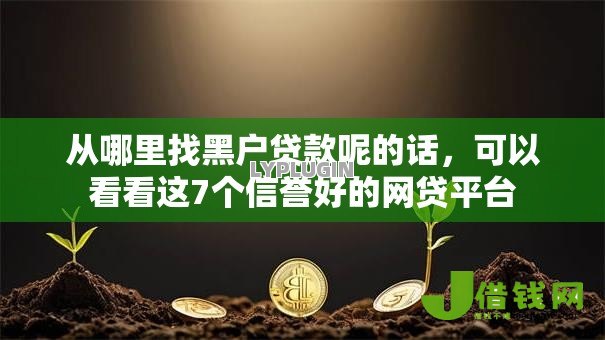 从哪里找黑户贷款呢的话,可以看看这7个信誉好的网贷平台 从哪里找黑户贷款呢的话,可以看看这7个信誉好的网贷平台