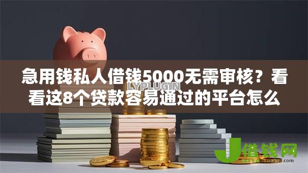 急用钱私人借钱5000无需审核?看看这8个贷款容易通过的平台怎么样 急用钱私人借钱5000无需审核?看看这8个贷款容易通过的平台怎么样