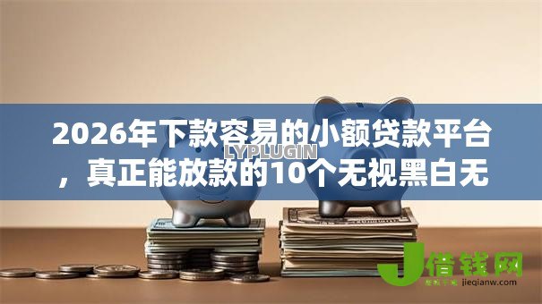 2026年下款容易的小额贷款平台，真正能放款的10个无视黑白无视征信申请就下款的app推荐
