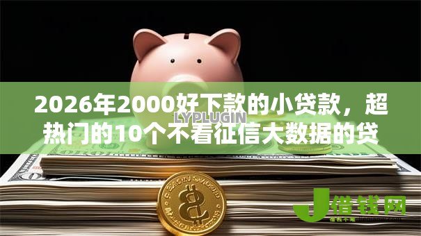 2026年2000好下款的小贷款，超热门的10个不看征信大数据的贷款平台推荐