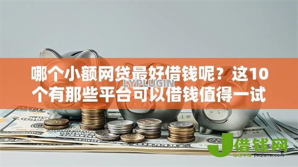 哪个小额网贷最好借钱呢？这10个有那些平台可以借钱值得一试