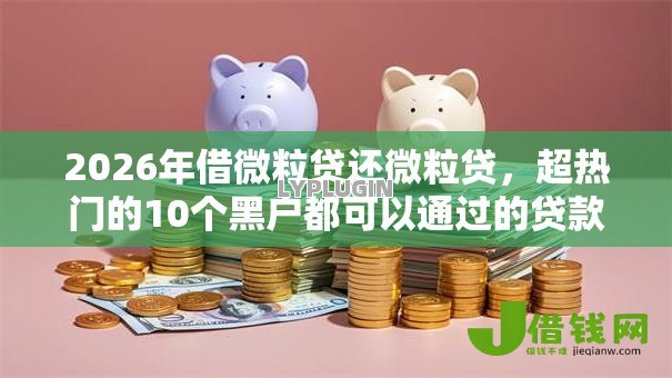 2026年借微粒贷还微粒贷，超热门的10个黑户都可以通过的贷款平台推荐