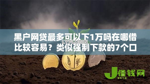 黑户网贷最多可以下1万吗在哪借比较容易?类似强制下款的7个口子参考 黑户网贷最多可以下1万吗在哪借比较容易?类似强制下款的7个口子参考