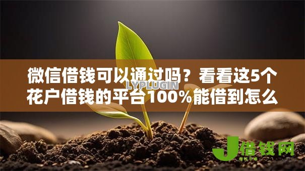微信借钱可以通过吗?看看这5个花户借钱的平台100%能借到怎么样 微信借钱可以通过吗?看看这5个花户借钱的平台100%能借到怎么样