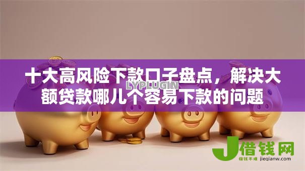 十大高风险下款口子盘点，解决大额贷款哪儿个容易下款的问题