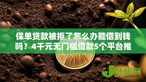 保单贷款被拒了怎么办能借到钱吗?4千元无门槛借款5个平台推荐 保单贷款被拒了怎么办能借到钱吗?4千元无门槛借款5个平台推荐