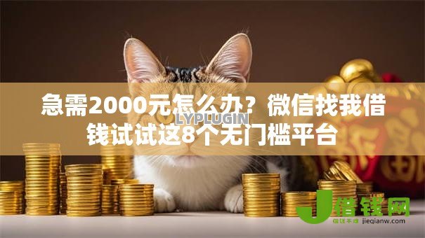 急需2000元怎么办?微信找我借钱试试这8个无门槛平台 急需2000元怎么办?微信找我借钱试试这8个无门槛平台