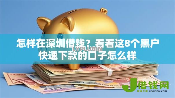 怎样在深圳借钱?看看这8个黑户快速下款的口子怎么样 怎样在深圳借钱?看看这8个黑户快速下款的口子怎么样
