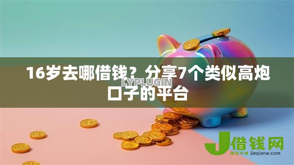 16岁去哪借钱？分享7个类似高炮口子的平台